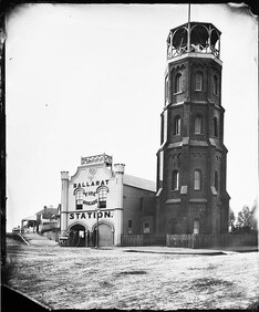 Ballarat Fire Brigade Station, Victoria, Australia, c. 1873
