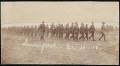 Church parade at Liverpool [Camp] of some of the Sports Company