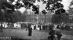 Crowd gathered in Grand Parade