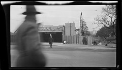 St James Station under construction, by E.G. Shaw