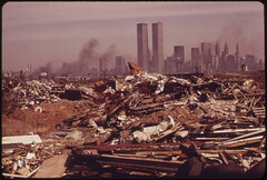 Illegal Dumping Area Off the New Jersey Turnpike, Facing Manhattan Across the Hudson River...03/1973