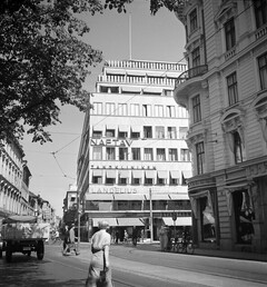 Street view from Stockholm city, Uppland, Sweden
