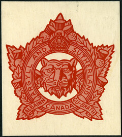 Argylle & Sutherland Highlanders of Canada Crest