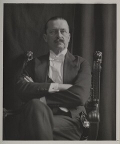 Portrait of Carl Gustaf Mannerheim, seated