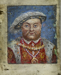 The Penitential and other Psalms - caption: 'Portrait of Henry VIII'