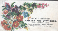 W.F. Wheaton, Printer and Stationer