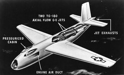 XB-43 Cutaway