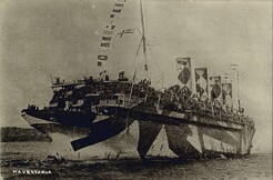 RMS Mauretania, merchant ship, ca.1915