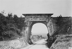 "Railway line and bridge in Sandycove, Co. Dublin" - is actually Newry's Egyptian Arch