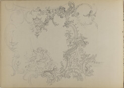 Johann Friedl's sketchbook: sculptural decorations