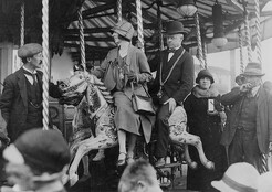 Sheriff on his horse at the Hoppings