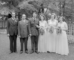 Lavis Wedding Party, about 1940-1945