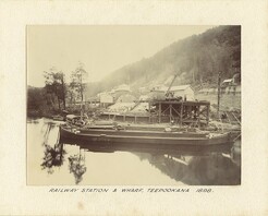 Railway Station and Wharf at Teepookana (1898)