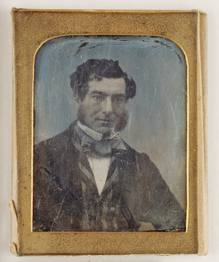 Daguerreotype. Portrait of a man.