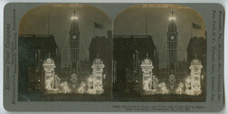 The Court of Honor and North Side of City Hall by Night, Elks' Convention