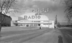 The exhibition hall in Helsinki featuring a radio exhibition, ca. 1935.