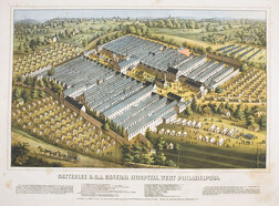 Satterlee U.S.A. General Hospital, West Philadelphia, c1864.