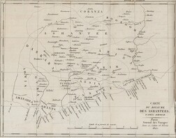 Carte du Royaume des Ashantees