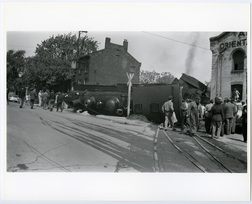 Canadian National Railway accident on Ferguson Avenue. 1953-05-27.