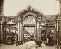 Foraging and hunting exhibits. Paris World Exhibition 1889