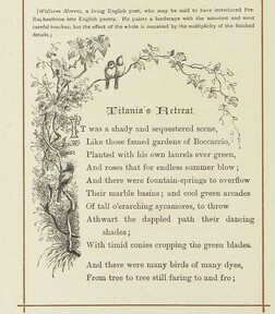 British Library digitised image from page 124 of "Songs of the Woods. A gift book from the Poets. With ... illustrations by Giacomelli"
