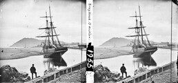 The barque "Thomas Ferguson" aground at Bray Head