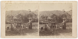 The old Emu Bridge, Captain Barry taking notes by William Pousty
