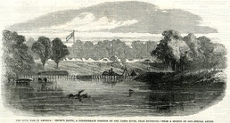Civil War in America: Drury's Bluff, a Confederate position on the James River, near Richmond
