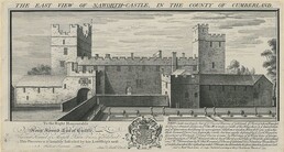 The BL Kingâ€™s Topographical Collection: "THE EAST VIEW OF NAWORTH-CASTLE, IN THE COUNTY OF CUMBERLAND. "