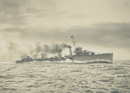 View of a V class destroyer built by Hawthorn Leslie