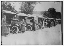 British women ambulance drivers (LOC)