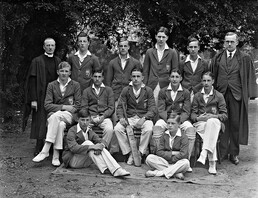 Bishop Foy School, Waterford, cricket group : commissioned by Rev. Mr. Seymore