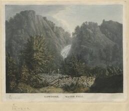 The BL Kingâ€™s Topographical Collection: "LOWDORE WATERFALL. "