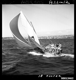 18 footer NERANG II on Sydney Harbour