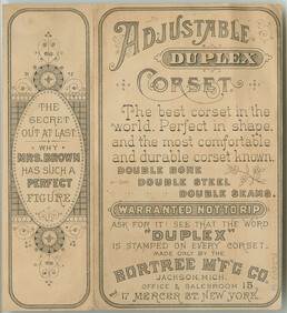 Duplex Corset 3/3, ca. 1885