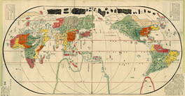 Easy viewing map of the world