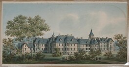 Sheppard Asylum, rear elevation