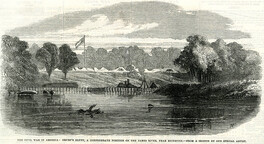 Civil War in America: Drury's Bluff, a Confederate position on the James River, near Richmond