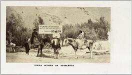 Indian women on horseback