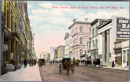 Main Street West of Post Office, Richmond, Va.