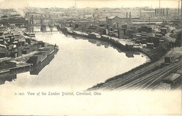 View of Cleveland Lumber District