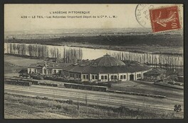 Le Teil - Les Rotondes (important dÃ©pÃ´t de la Cie P.L.M.)