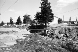 Identified! Looking southeast over creek towards Kimberley Crescent, Ellenvale subdivision, Dartmouth.