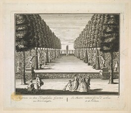 The BL Kingâ€™s Topographical Collection: "Theatrum in dem KoÌˆniglichen Garten zu Herrnhausen = Le Theatre naturel, formeÌ d'arbres et de verdure."