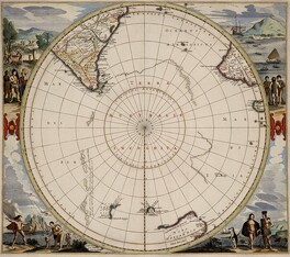 Map of Antarctica (1657) Hondius, H., & Jansson, J