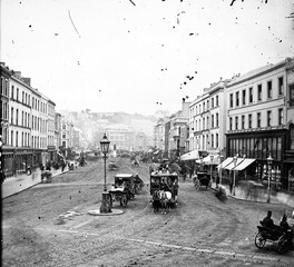 Horse-drawn tram, Patrick Street, Cork