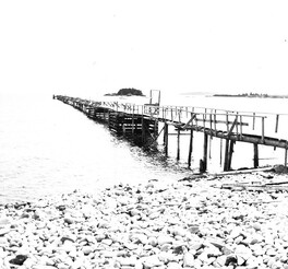 Crescent Beach pier 1898