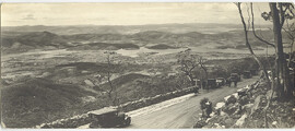 Mt Wellington view of Hobart from scenic lookout - c1930s