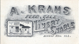 A. Krans Feed Sale & Livery Stable