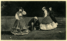 [Croquet scene]